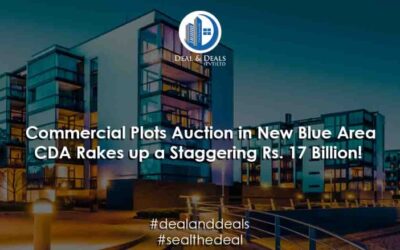 Commercial Plots Auction in New Blue Area – CDA Raes up a Staggering Rs. 17 Billion!