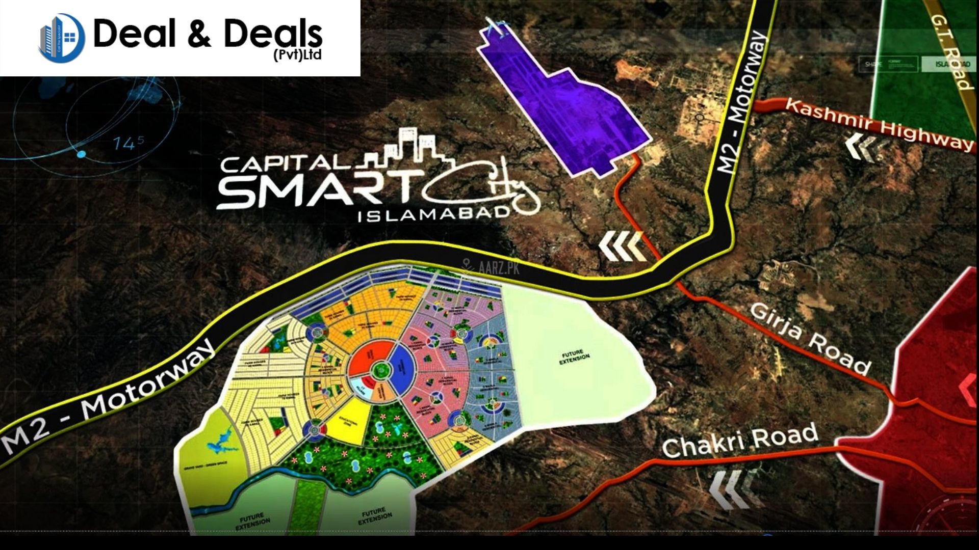 Islamabad Capital Smart City Location & Map