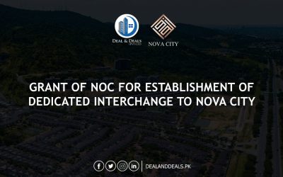 Grant of NOC for Establishment of Dedicated Interchange to Nova City