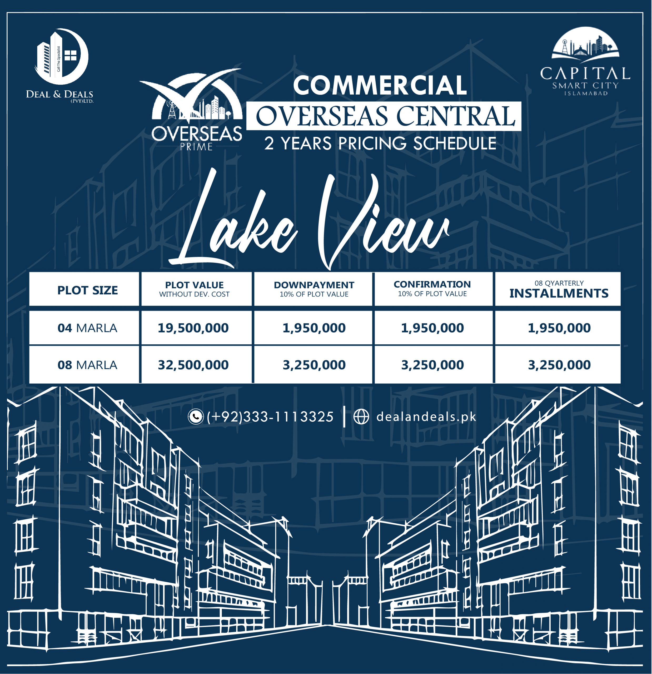 Capital Smart City lake view payment plan